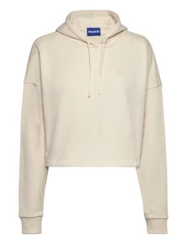 Dilvie_B Tops Sweat-shirts & Hoodies Hoodies Cream HUGO BLUE