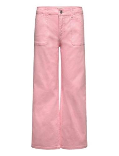 Levi's Cropped Wide Leg Pants Bottoms Jeans Wide Jeans Pink Levi's