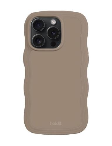 Wavy Case Iph 15 Pro Max Mobiltilbehør-covers Ph Cases Brown Holdit