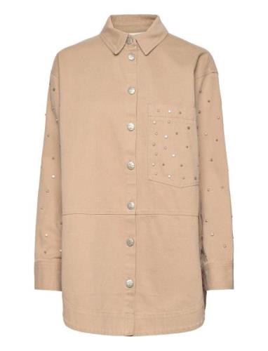 Cmmeteor-Jacket Tops Overshirts Beige Copenhagen Muse