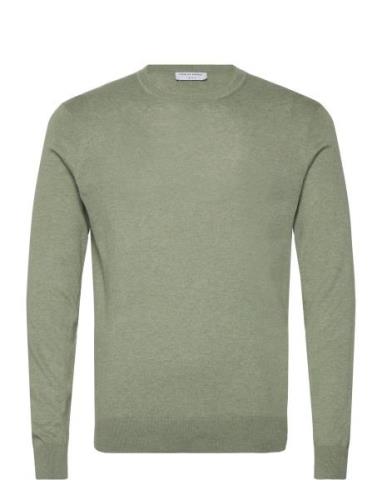 Michas Designers Knitwear Round Necks Green Tiger Of Sweden