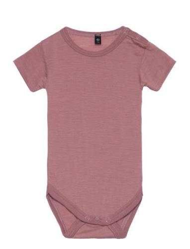 Jbs Of Dk Body Ss Wool Bodies Short-sleeved Pink JBS Of Denmark