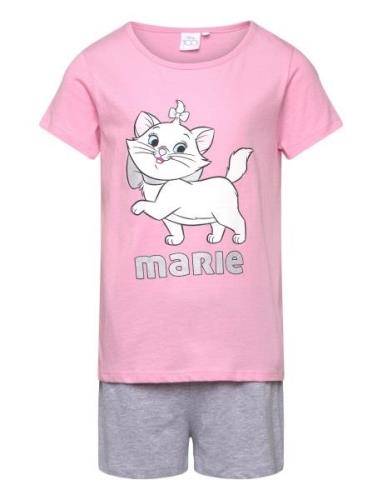 Pyjama Sets Sets With Short-sleeved T-shirt Pink Aristocats