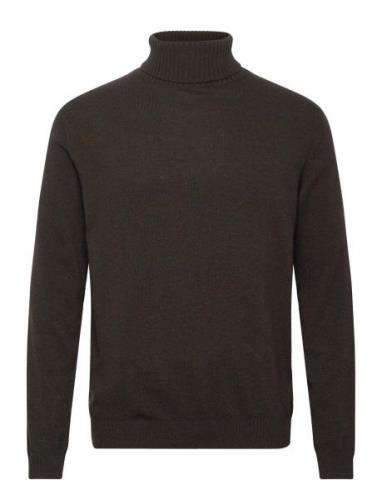 Salim Rollneck Tops Knitwear Turtlenecks Green Oscar Jacobson