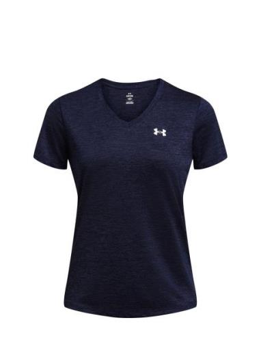 Tech Ssv- Twist Sport T-shirts & Tops Short-sleeved Navy Under Armour