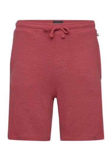 Rib Shorts Bottoms Shorts Sweat Shorts Red BOSS