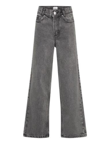 Apito Dark Grey Bottoms Jeans Regular Jeans Grey Grunt