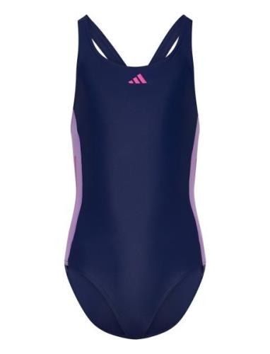 Cut 3S Suit Sport Swimsuits Navy Adidas Performance