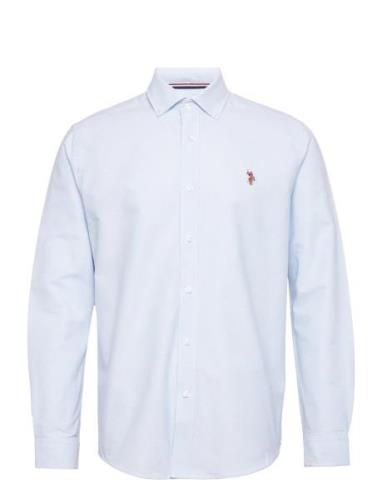 Armin Shirt Tops Shirts Casual Blue U.S. Polo Assn.