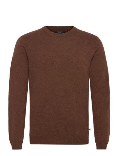 Mamordy Tops Knitwear Round Necks Brown Matinique