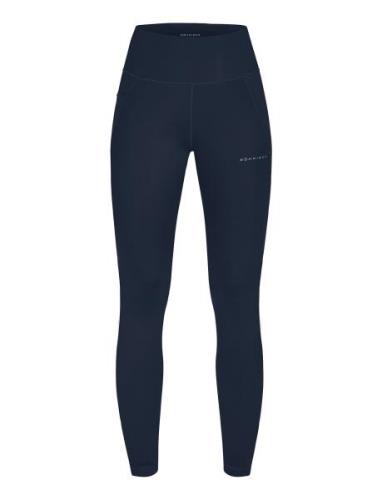 Flattering High Waist Tights Sport Running-training Tights Navy Röhnis...