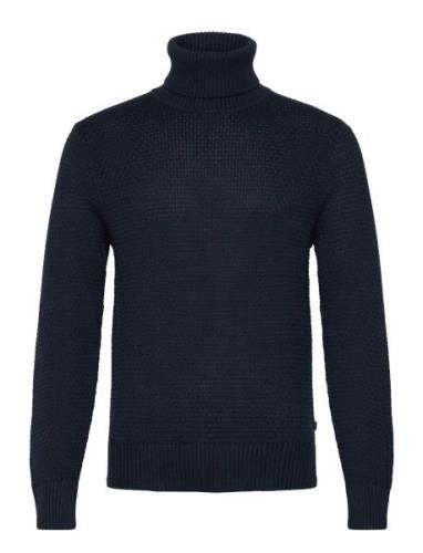 Olivero Turtleneck Sweater Tops Knitwear Turtlenecks Navy J. Lindeberg