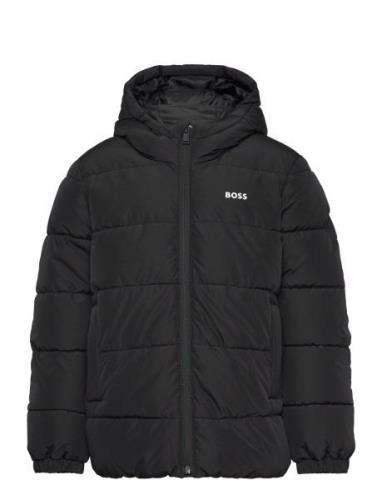 Puffer Jacket Fôret Jakke Black BOSS