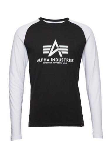 Basic Ls Tops T-shirts Long-sleeved Black Alpha Industries