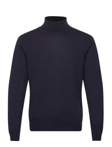 Kaden Merino Turtleneck Tops Knitwear Turtlenecks Navy J. Lindeberg