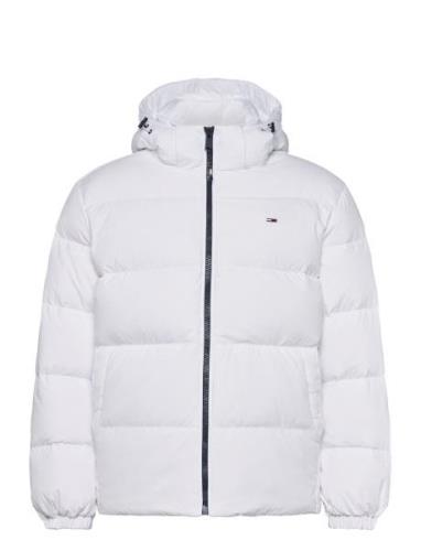 Tjm Essential Down Jacket Ext Fôret Jakke White Tommy Jeans