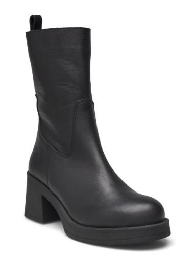 Caraway Shoes Boots Ankle Boots Ankle Boots With Heel Black Dasia