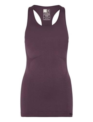 Hmltif Seamless Top Sport T-shirts & Tops Sleeveless Burgundy Hummel