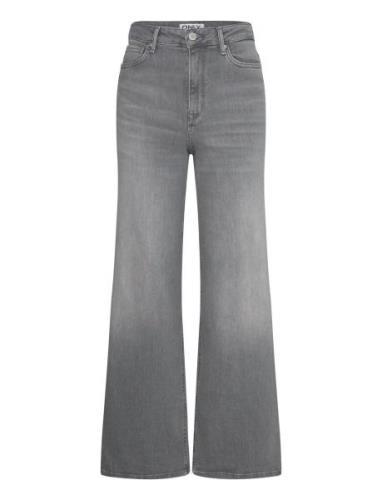 Onlmadison Blush Hw Wid Dnm Rea0938 Noos Bottoms Jeans Wide Grey ONLY