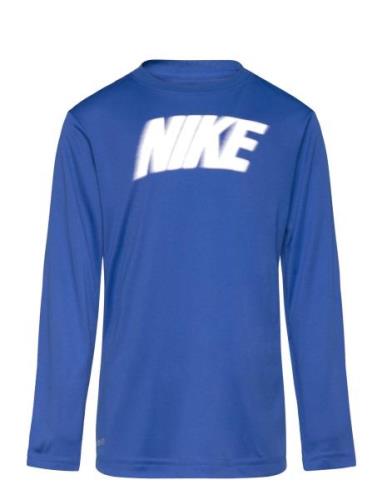 Nkb All Day Nike Block Ls / Nkb All Day Nike Block Ls Tops T-shirts Lo...