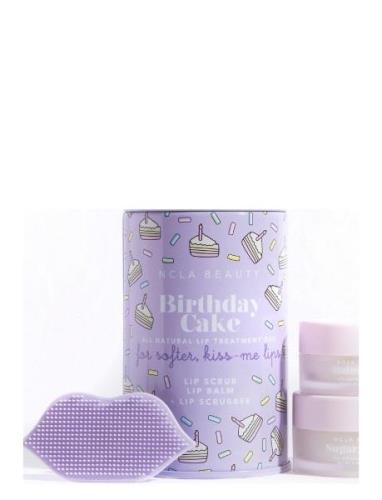 Birthday Cake Lip Care Value Set Leppebehandling Blue NCLA Beauty