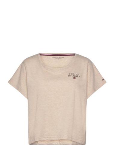 Ss Tee Topp Beige Tommy Hilfiger