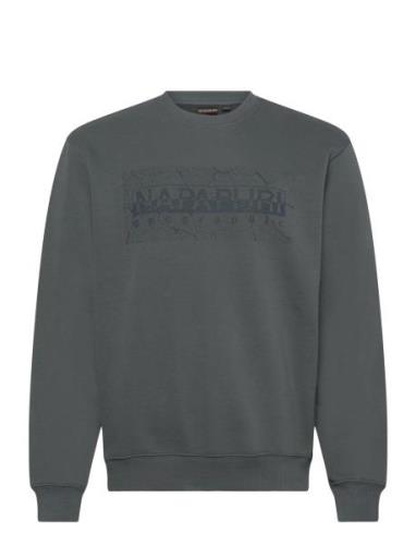 Albula Sweatshirt Tops Sweat-shirts & Hoodies Sweat-shirts Green Napap...