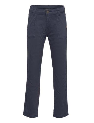 Pants Twill Bottoms Trousers Navy Minymo