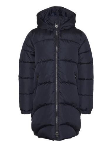 Vmmary Long Coat Girl Fôret Jakke Navy Vero Moda Girl