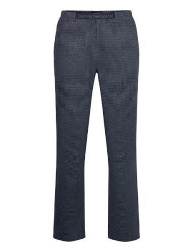 Men's Woven Trousers Bottoms Trousers Casual Navy Emporio Armani