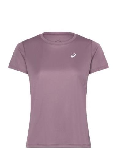 Core Ss Top Sport T-shirts & Tops Short-sleeved Purple Asics