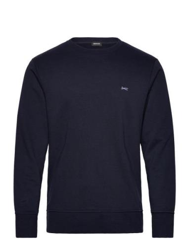 Mens Pullover Sweatshirt Tops Sweat-shirts & Hoodies Sweat-shirts Navy...