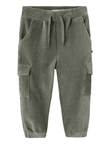 Nmmnelur Nreg Sweat Pant Bottoms Trousers Khaki Green Name It