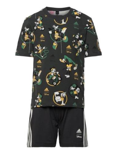 Lk Dy Mm T Set Sets Sets With Short-sleeved T-shirt Black Adidas Sport...