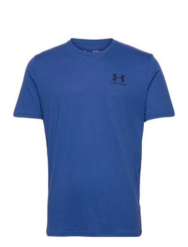 Ua M Sportstyle Lc Ss Sport T-shirts Short-sleeved Blue Under Armour