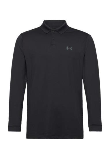 Ua Matchplay Ls Polo Tops Polos Long-sleeved Black Under Armour