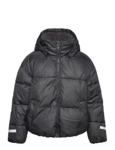 Jacket Puffer Fôret Jakke Black Lindex