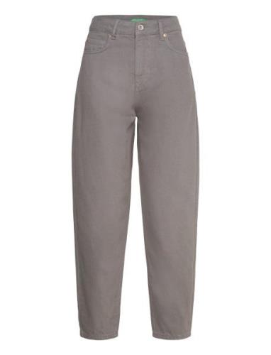 Trousers Bottoms Jeans Straight-regular Grey United Colors Of Benetton