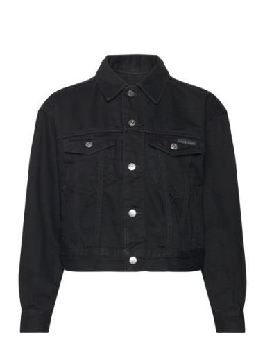 Hero 90S Trucker Jacket Dongerijakke Denimjakke Black Calvin Klein Jea...