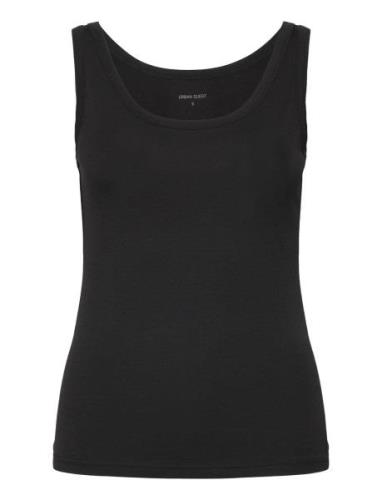 Women Bamboo Tank Top Topp Black URBAN QUEST