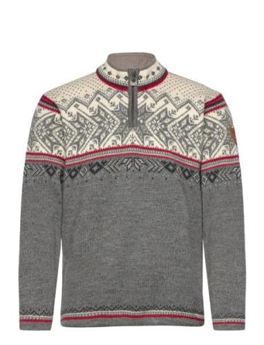 Vail Masc Sweater Tops Knitwear Turtlenecks Grey Dale Of Norway