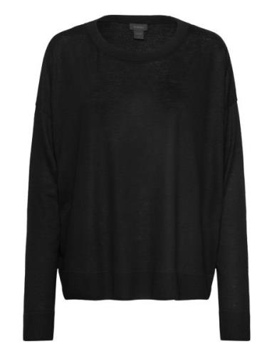 Cecile Sweater Tops T-shirts & Tops Long-sleeved Black Residus