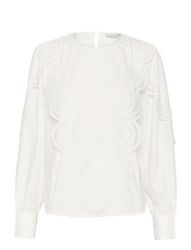 Kachristine Blouse Tops Blouses Long-sleeved White Kaffe