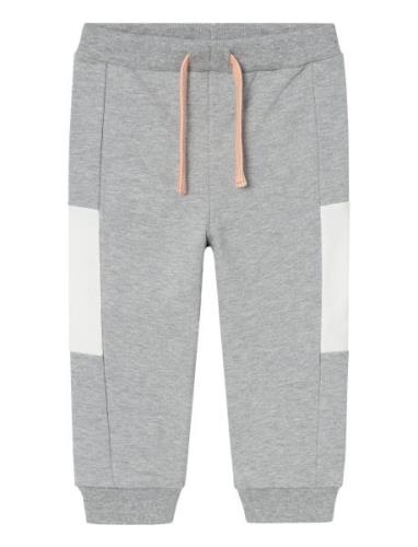 Nmmnormano Nreg Sweat Pant Bru Bottoms Sweatpants Grey Name It