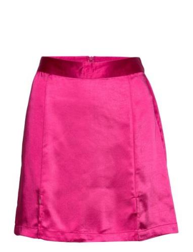 Satina Molanna Skirt Kort Skjørt Pink Bzr