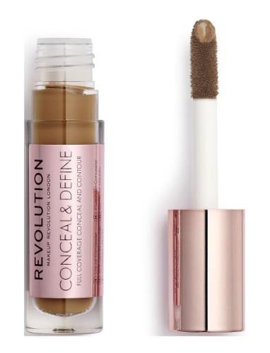 Revolution Conceal & Define Concealer C14 Concealer Sminke Brown Makeu...