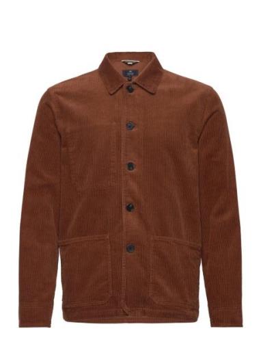 Mashay N Heritage Tops Overshirts Brown Matinique