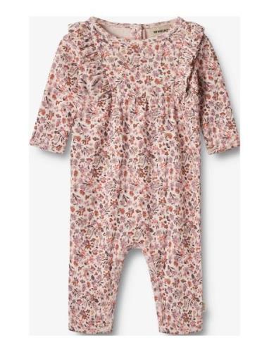 Jumpsuit L/S Kira Langermet Bodysuit Pink Wheat