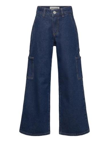 Trousers Bottoms Jeans Wide Jeans Blue Sofie Schnoor Young