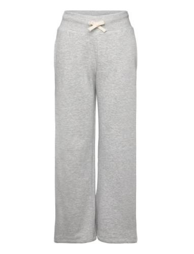 Trouser Jersey Wide Leg Bottoms Trousers Grey Lindex